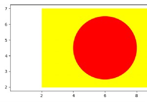 Vẽ một hình tròn bên trong một hình chữ nhật trong Matplotlib 