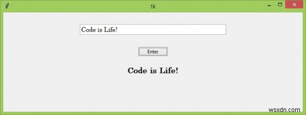 Làm cách nào để nhận giá trị của tiện ích Entry trong Tkinter? 