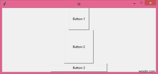 Làm cách nào để thay đổi kích thước nút trong Python Tkinter? 