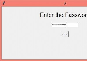 Làm cách nào để tạo trường nhập mật khẩu bằng Tkinter? 