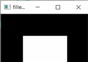 Vẽ một đa giác đã lấp đầy bằng cách sử dụng hàm OpenCV fillPoly () 