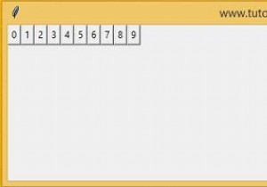 Làm thế nào để tạo các nút Tkinter động? 