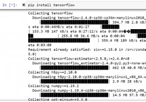 Làm thế nào để TensorFlow có thể sử dụng để đào tạo một mô hình tuyến tính bằng Python? 