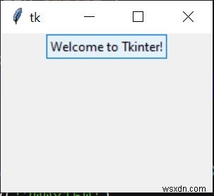 Tạo một nút trong tkinter bằng Python 