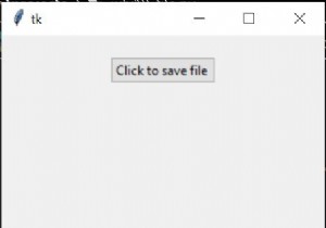Hàm askaveasfile () trong Python Tkinter 