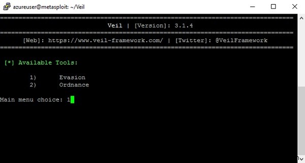 Bỏ qua phần mềm chống vi rút bằng cách sử dụng Veil Framework 