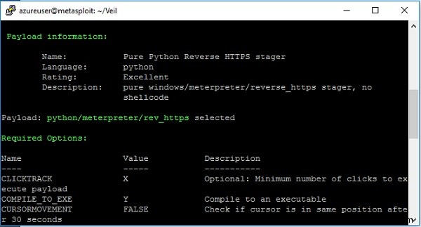 Bỏ qua phần mềm chống vi rút bằng cách sử dụng Veil Framework 