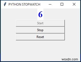 Tạo đồng hồ bấm giờ bằng python 