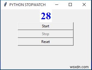 Tạo đồng hồ bấm giờ bằng python 