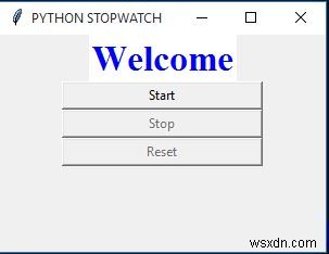 Tạo đồng hồ bấm giờ bằng python 