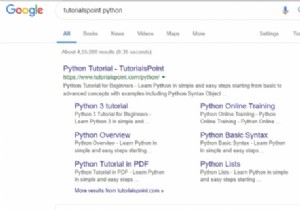 Thực hiện Tìm kiếm của Google bằng mã Python? 