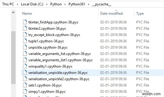 Cách tạo tệp mã byte trong python 