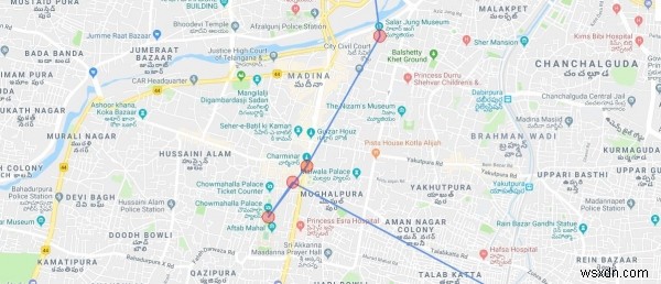 Vẽ bản đồ Google Map bằng gói gmplot bằng Python? 