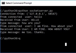 Giao diện mạng cấp thấp bằng Python (socket) 