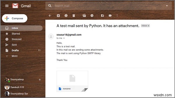 Gửi thư từ tài khoản Gmail của bạn bằng Python 
