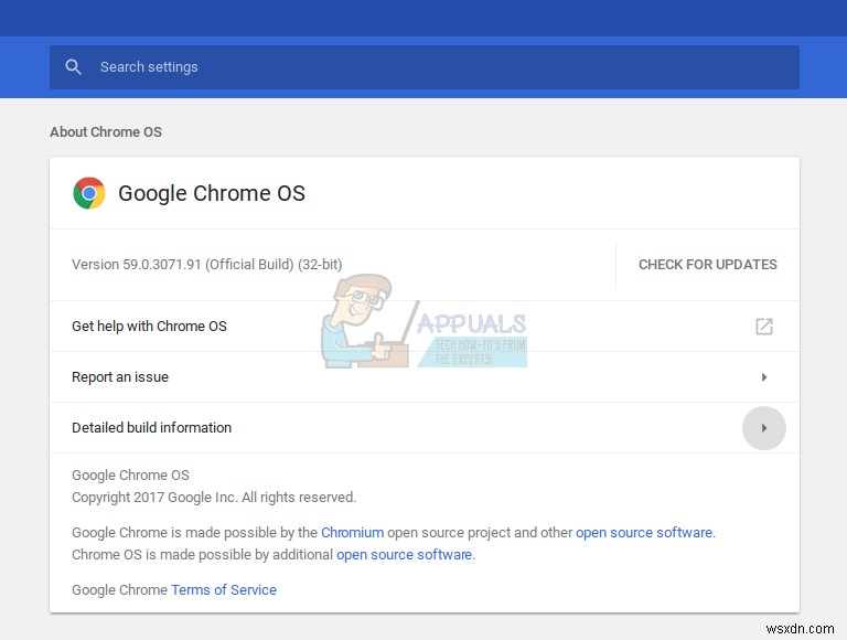 Cách nhận các bản cập nhật mới nhất cho Chrome OS trước khi chúng được phát hành 