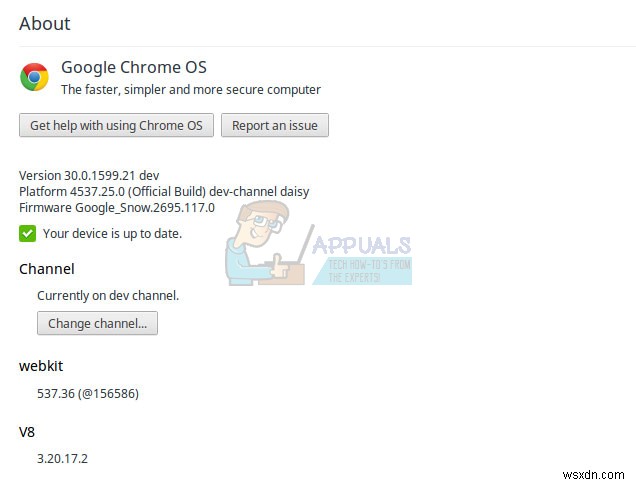 Cách nhận các bản cập nhật mới nhất cho Chrome OS trước khi chúng được phát hành 