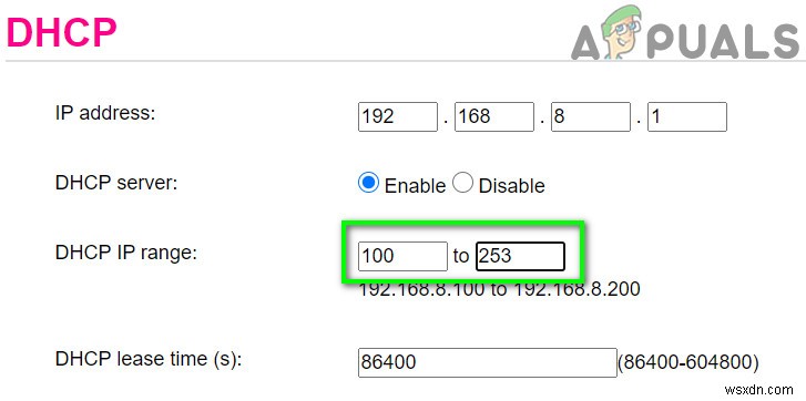 Khắc phục:Tra cứu DHCP không thành công trong Chromebook 