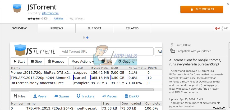 Cách thực hiện:Torrent trên Chromebook 