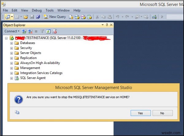 Cách khởi động và dừng dịch vụ trong MS SQL Server 