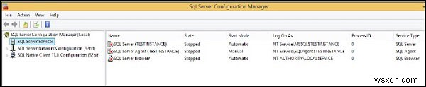 Cách khởi động và dừng dịch vụ trong MS SQL Server 