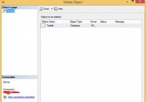 Cách xóa cơ sở dữ liệu trong MS SQL Server 