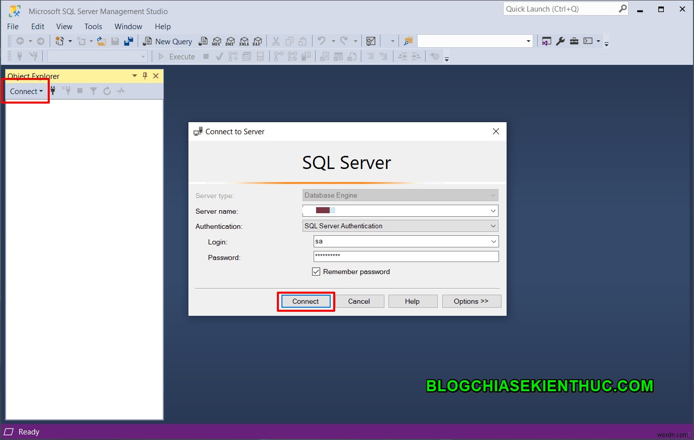 Cách nhập dữ liệu từ tệp script vào SQL Server 