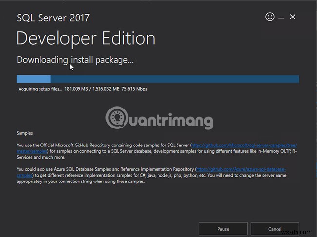 Hướng dẫn cài đặt SQL Server 2017 từng bước