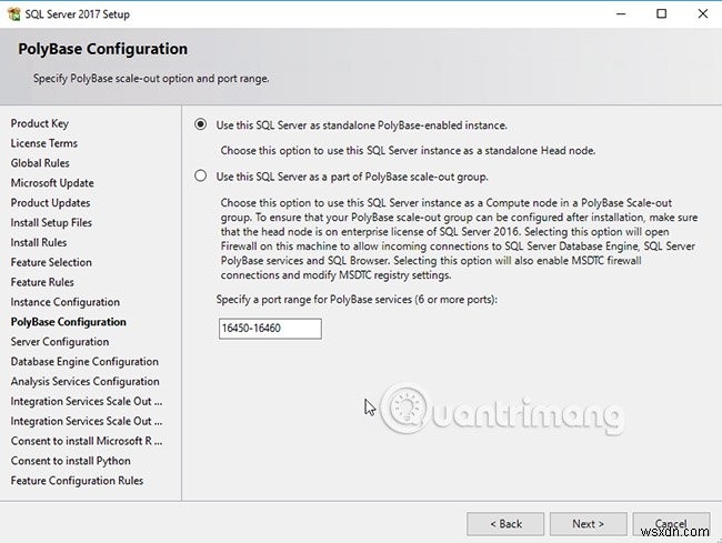 Hướng dẫn cài đặt SQL Server 2017 từng bước