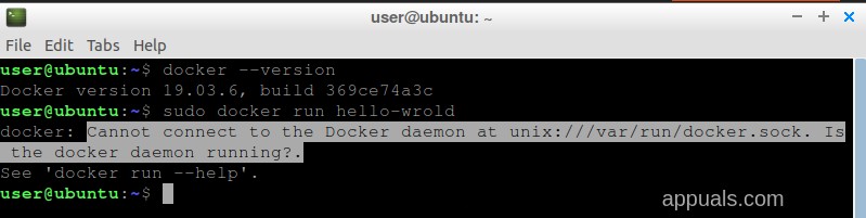 [FIX] Không thể kết nối với Docker Daemon tại ‘unix:///var/run/docker.sock’ 