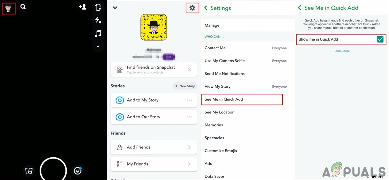 Cách tạo hồ sơ công khai trên Snapchat 