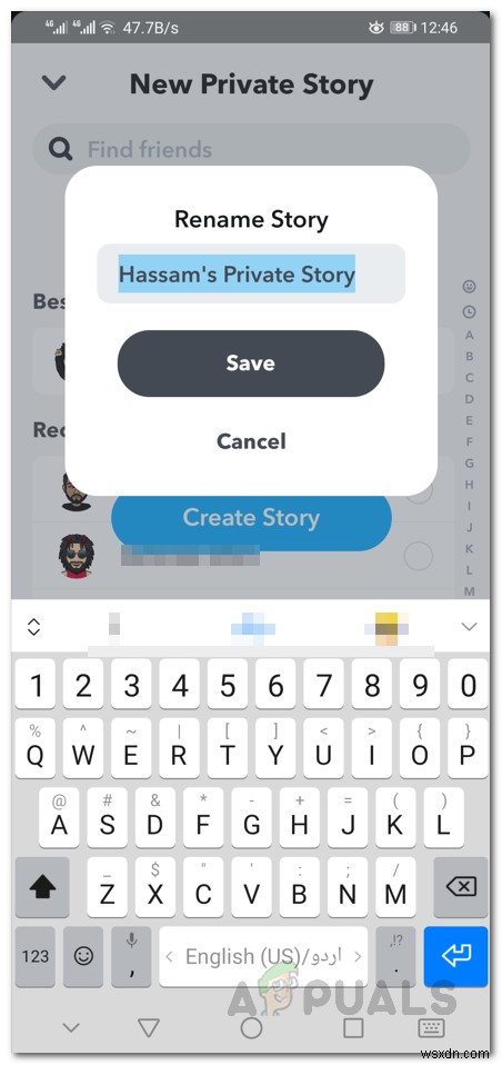 Làm thế nào để tạo một câu chuyện riêng tư trên Snapchat? 