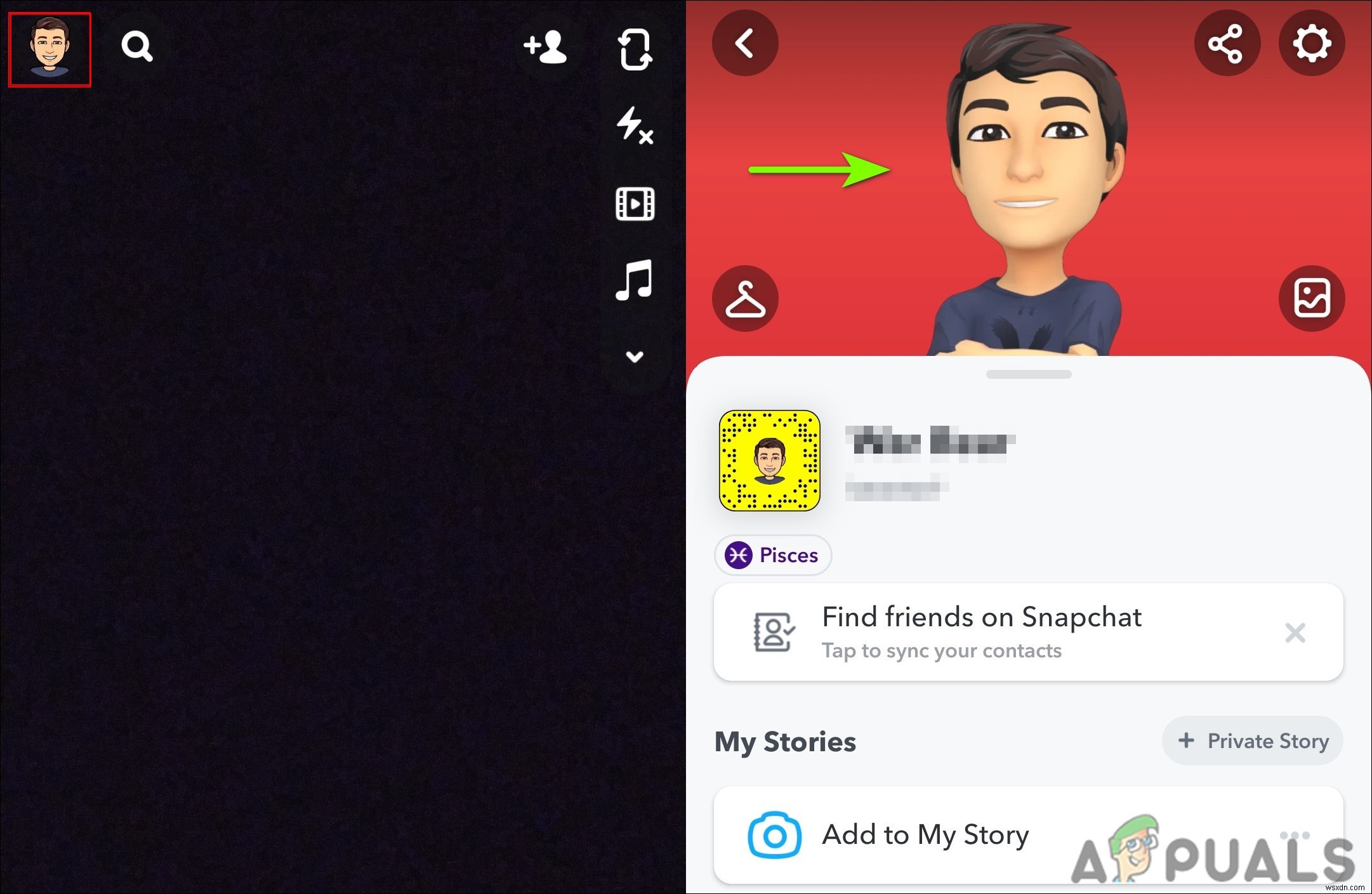 Làm cách nào để thay đổi biểu thức Bitmoji trên Snapchat? 