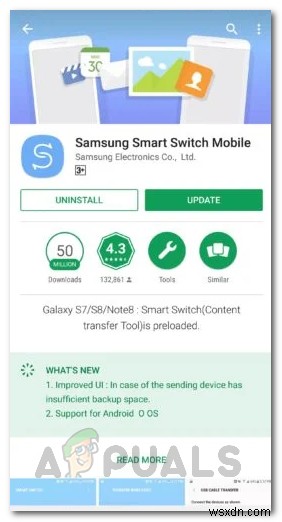 Khắc phục:“Không thể mở kết nối với máy chủ” trên Điện thoại Samsung 