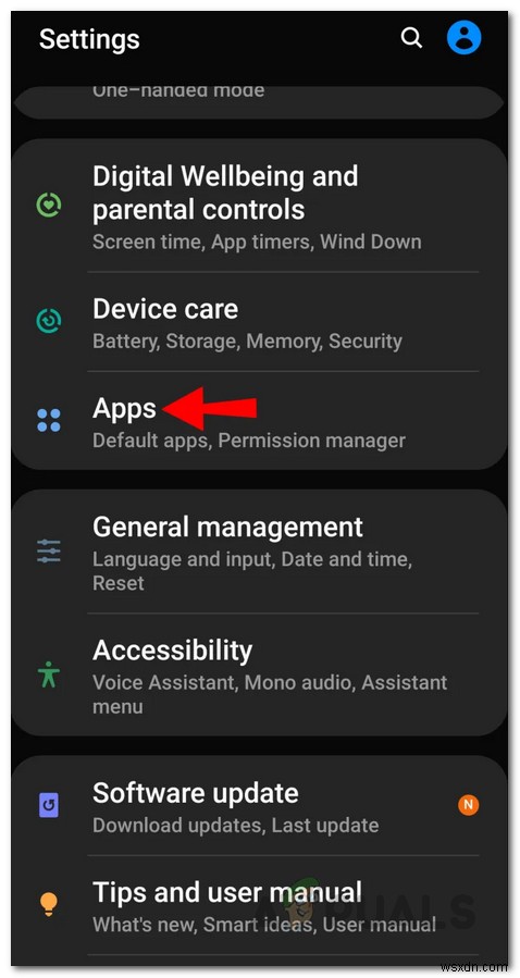 Khắc phục:“Không thể mở kết nối với máy chủ” trên Điện thoại Samsung 
