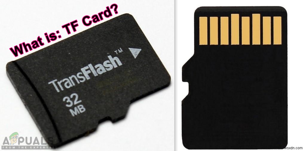 Thẻ TF (TransFlash) là gì và nó khác với Micro SD như thế nào? 