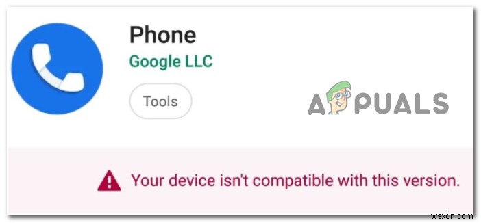 Cách khắc phục lỗi  Thiết bị không tương thích với phiên bản này  trên Cửa hàng Google Play 