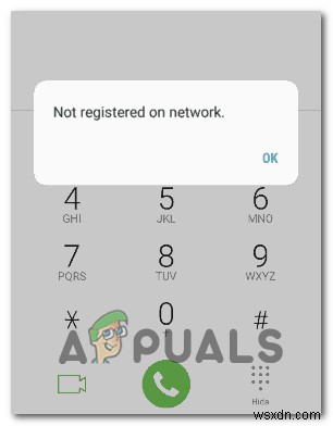 Cách khắc phục lỗi  Không được đăng ký trên mạng  trên Android 