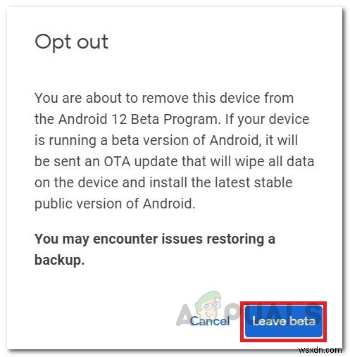 Cách hạ cấp từ Android 12 Public Beta xuống Android 11 