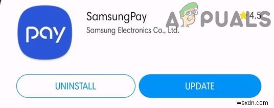 Khắc phục:Samsung Pay không hoạt động 