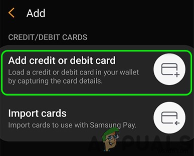 Khắc phục:Samsung Pay không hoạt động 