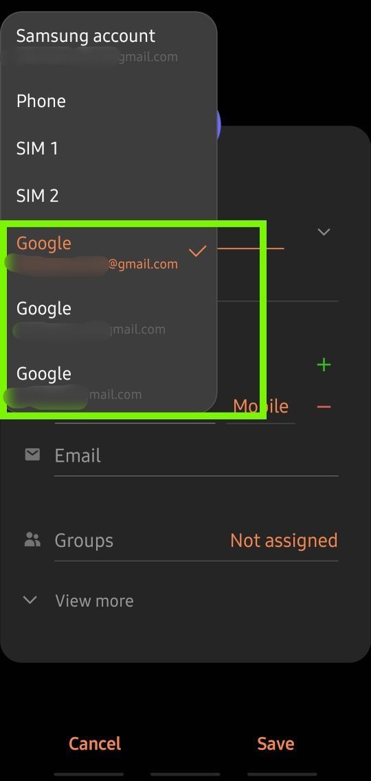 Cách sao lưu danh bạ sang Google trên Android 