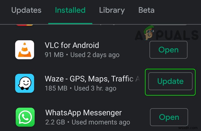 Khắc phục:Waze không hoạt động 