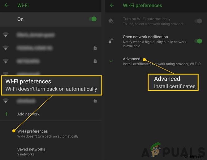 Khắc phục:Gọi qua Wi-Fi không hoạt động 