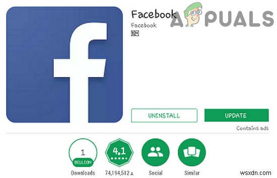 Khắc phục:Tải lên Facebook không thành công 