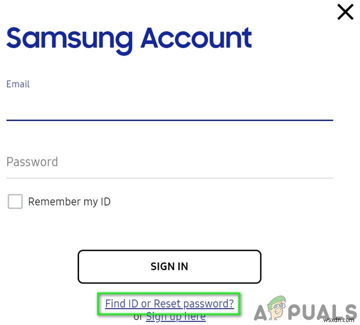 Khắc phục:Xử lý tài khoản Samsung không thành công 