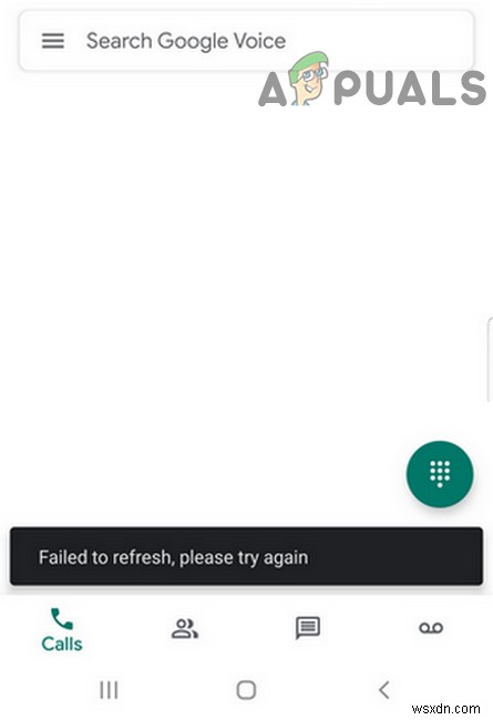 Khắc phục:Không làm mới được Google Voice 