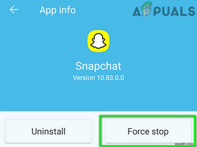 Khắc phục:Không gửi được trong Snapchat