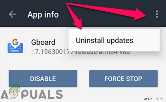 Cách khắc phục lỗi  Rất tiếc Gboard đã dừng  trên Android 