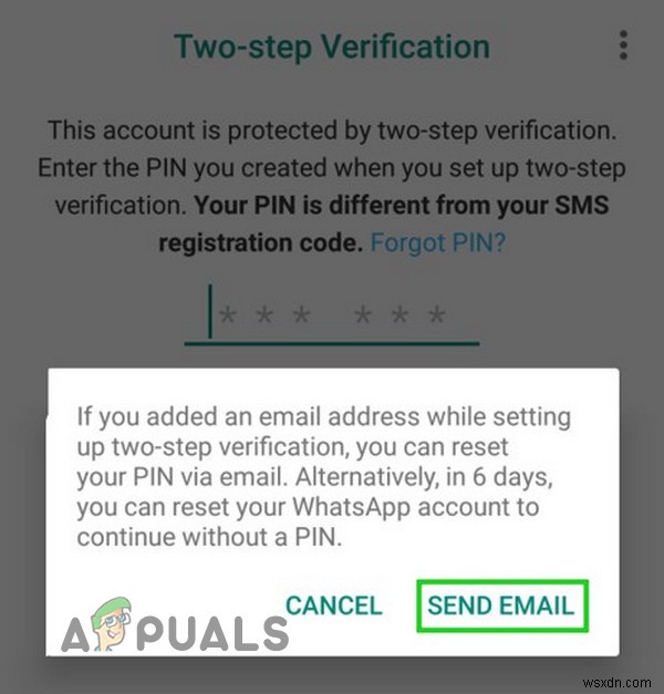 Làm thế nào để khôi phục mã PIN WhatsApp đã quên của bạn? 